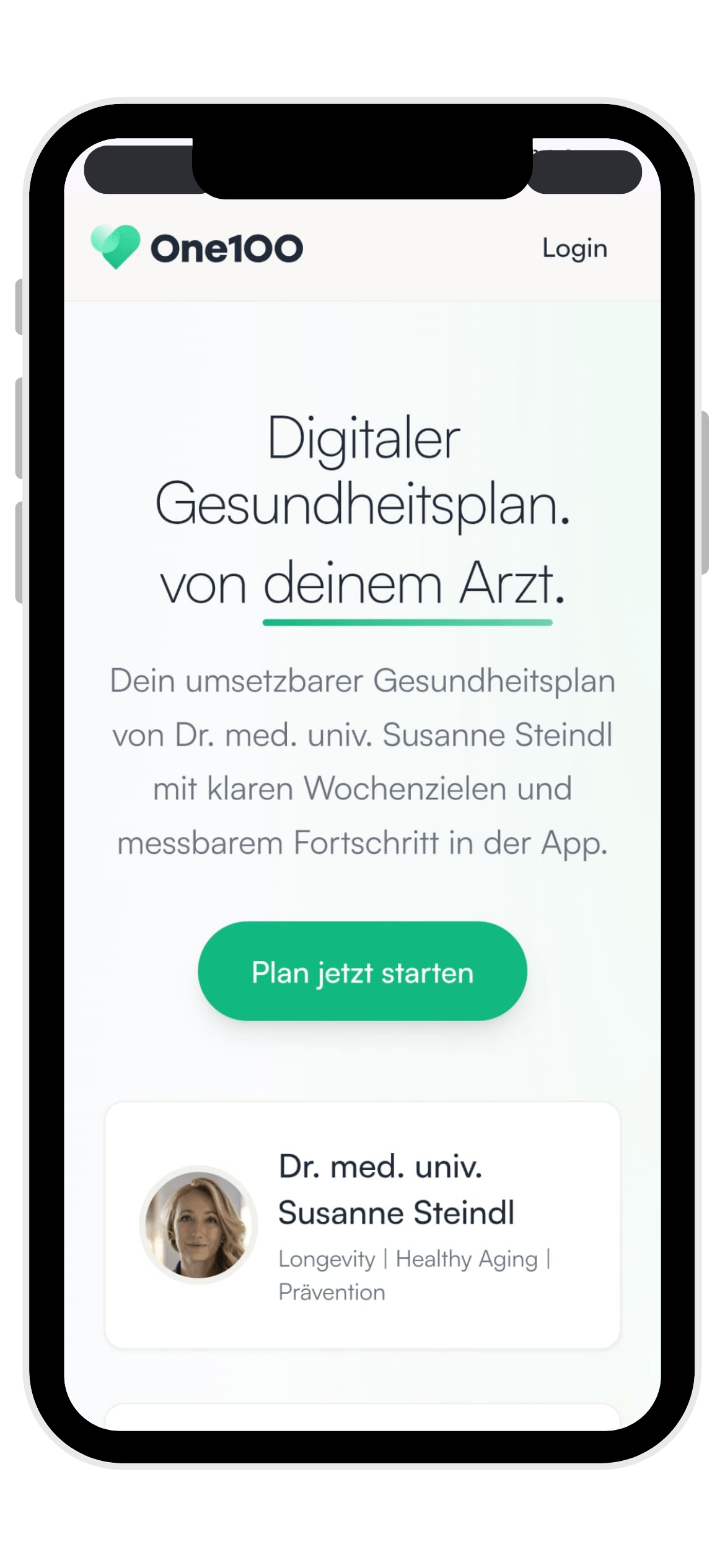 Patient bucht erweiterte Vorsorgeuntersuchung